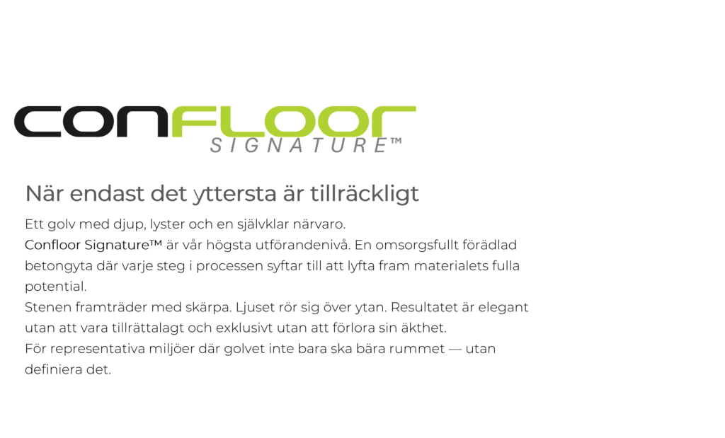 Confloor Signature